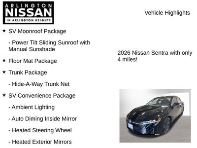 2026 Nissan Sentra SV