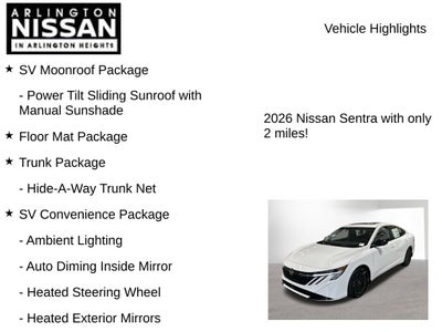 2026 Nissan Sentra SV