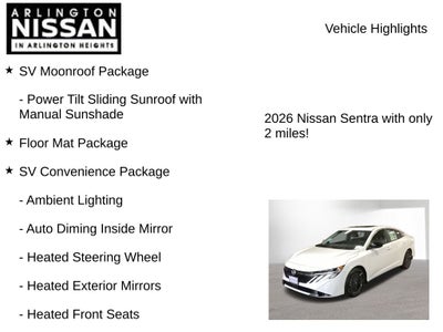 2026 Nissan Sentra SV