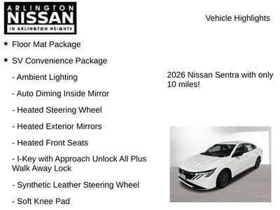 2026 Nissan Sentra SV