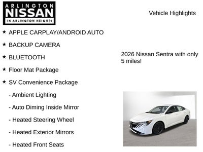 2026 Nissan Sentra SV