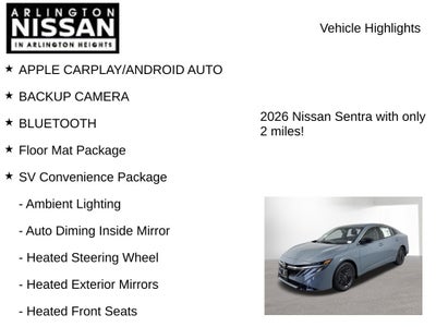 2026 Nissan Sentra SV