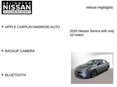 2026 Nissan Sentra SV
