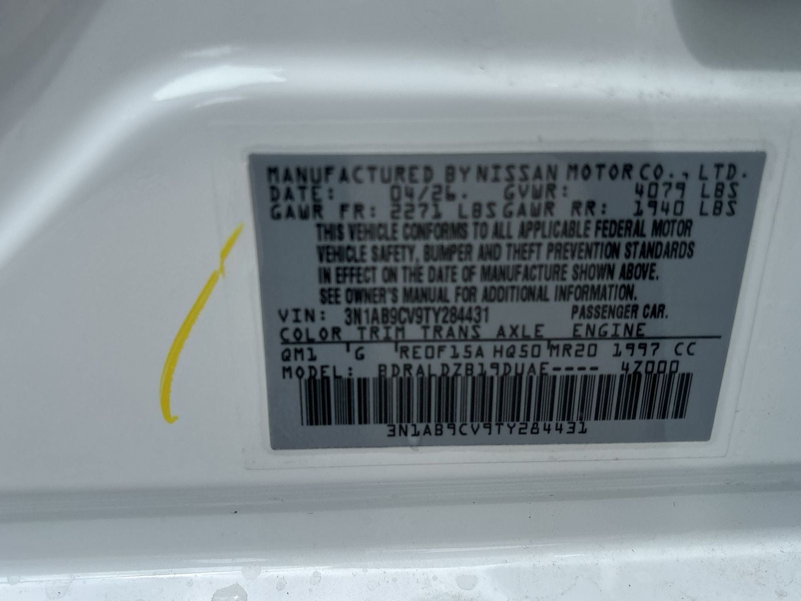 2026 Nissan Sentra SV