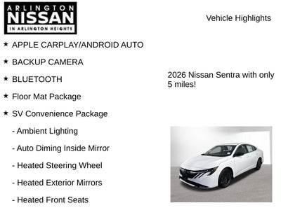 2026 Nissan Sentra SV