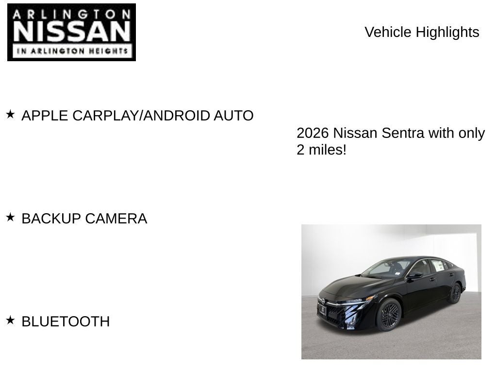 2026 Nissan Sentra SV