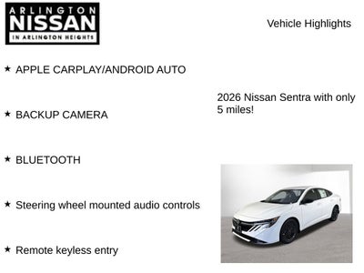 2026 Nissan Sentra SV