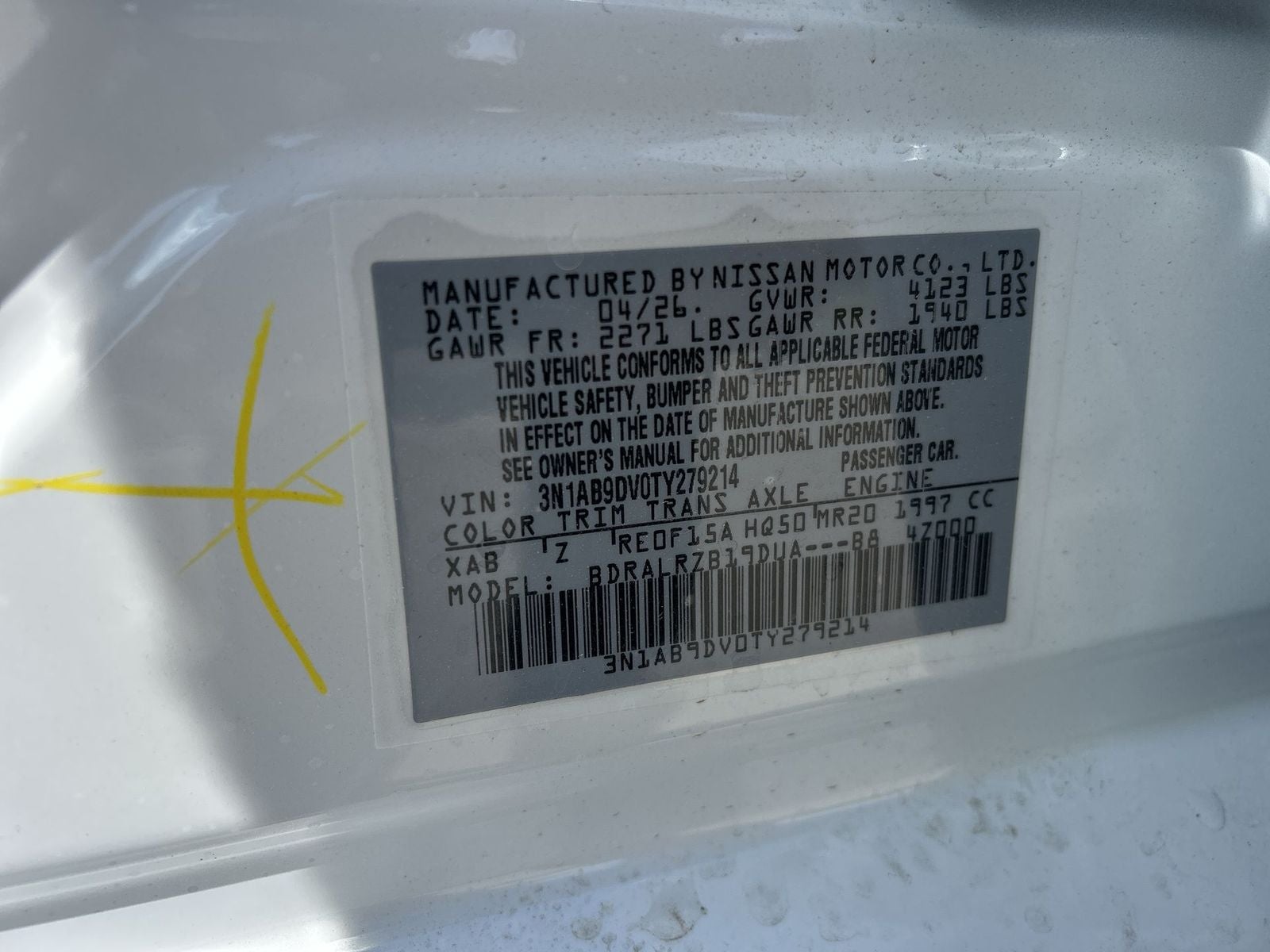2026 Nissan Sentra SR