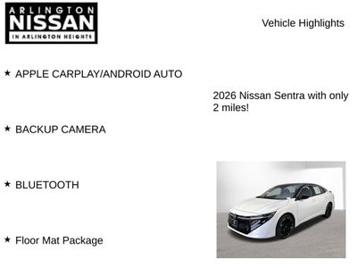 2026 Nissan Sentra SR