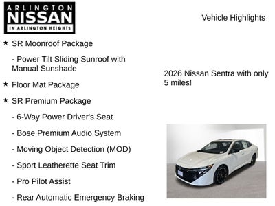 2026 Nissan Sentra SR
