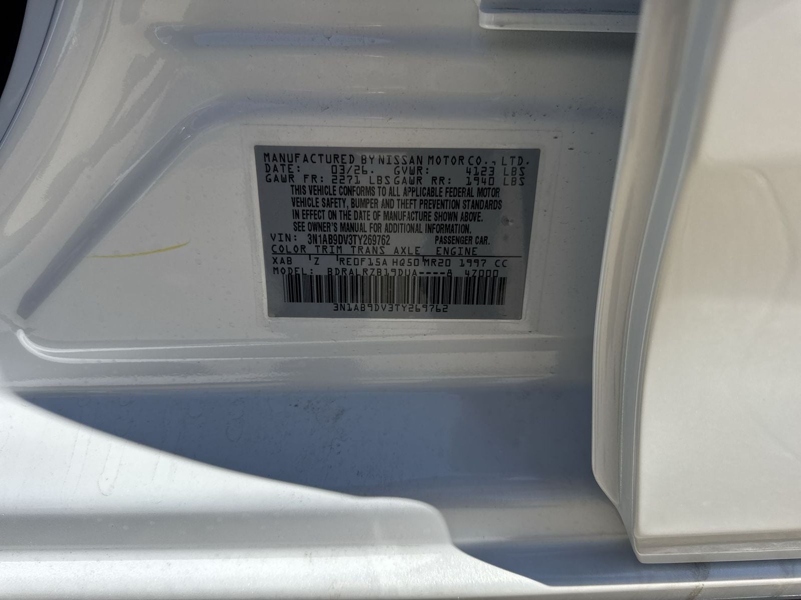 2026 Nissan Sentra SR