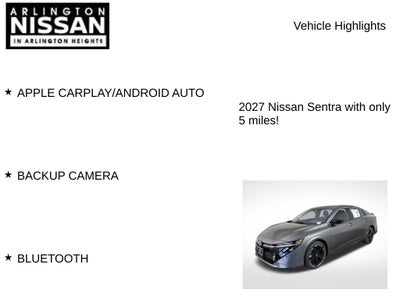 2027 Nissan Sentra SR