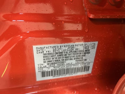 2026 Nissan Sentra SR