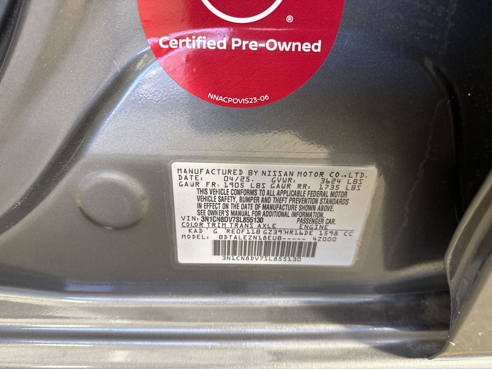 2025 Nissan Versa 1.6 S