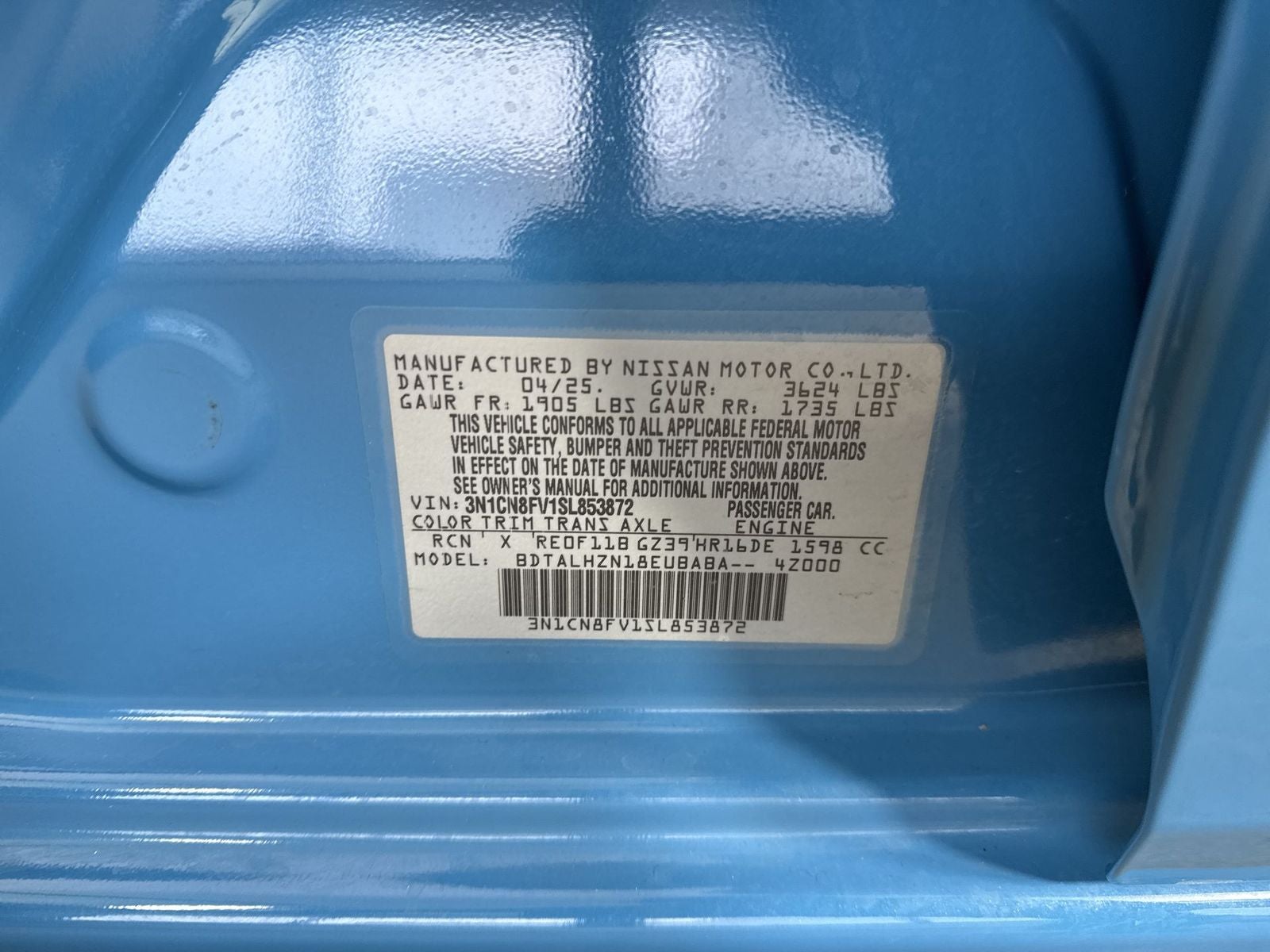 2025 Nissan Versa 1.6 SR