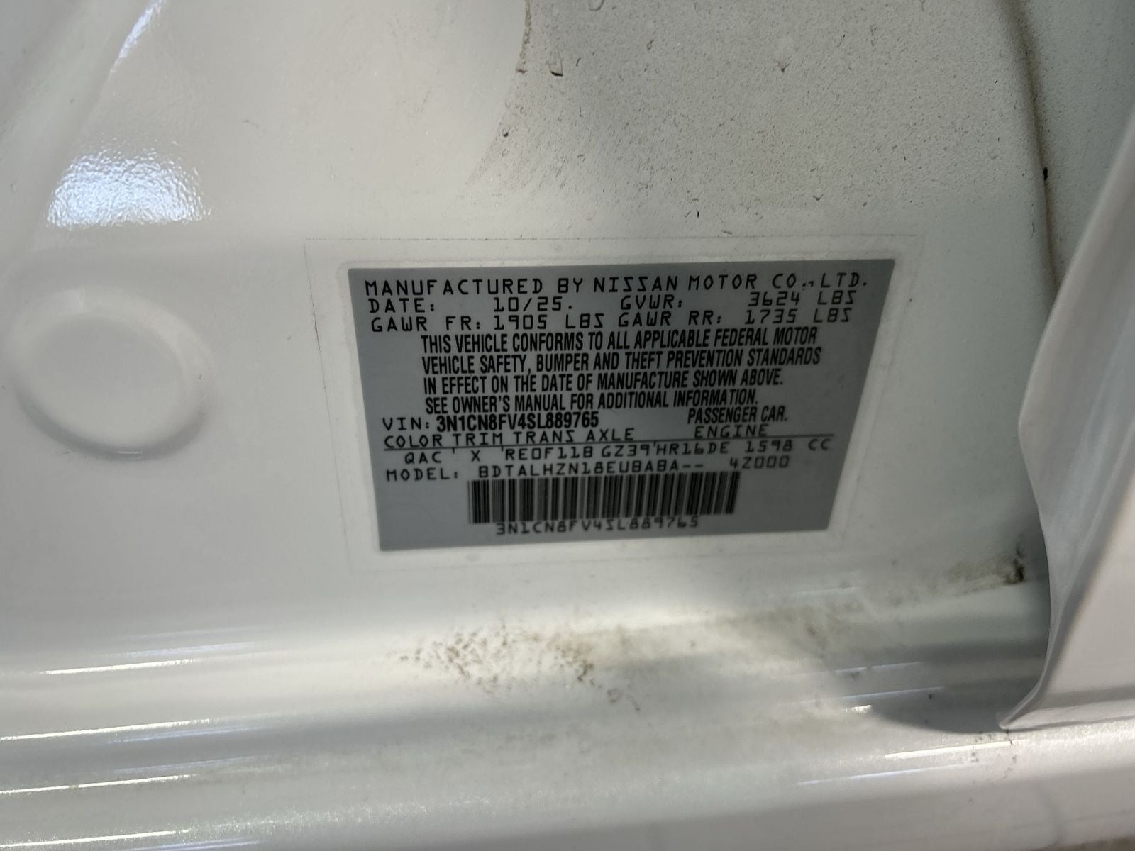 2025 Nissan Versa 1.6 SR