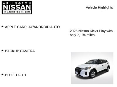 2025 Nissan Kicks Play S