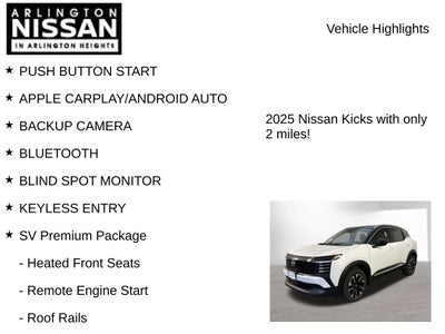 2025 Nissan Kicks SV