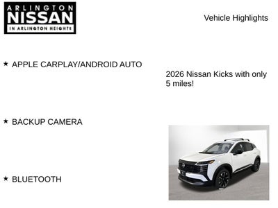 2026 Nissan Kicks SV