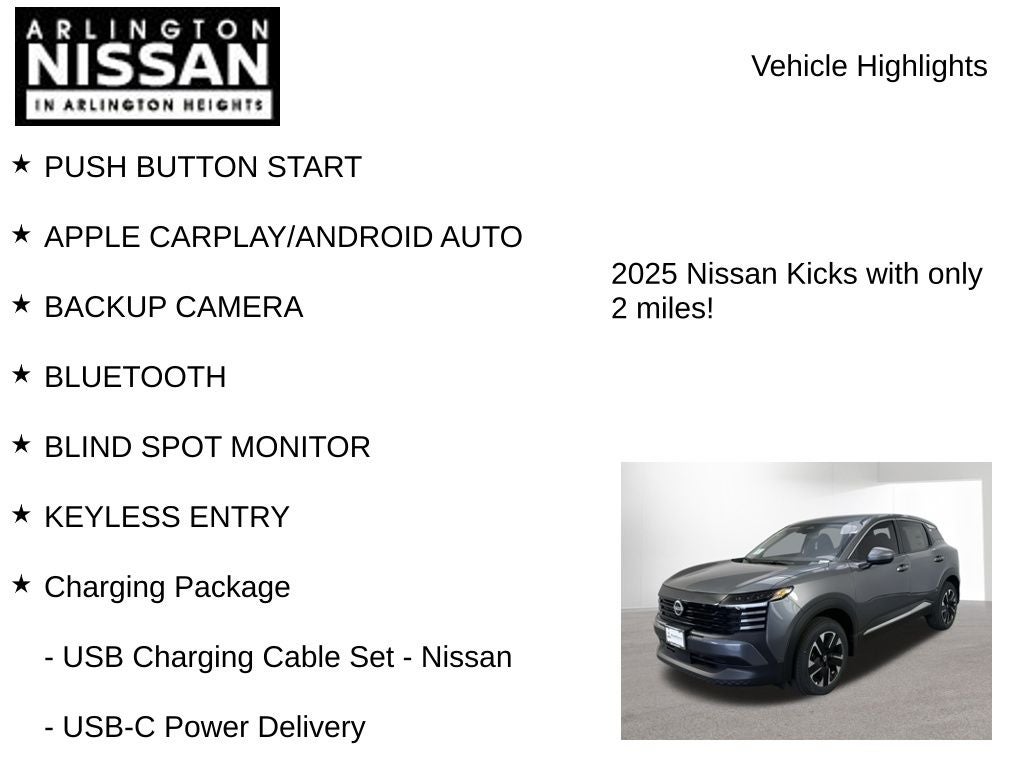 2025 Nissan Kicks SV
