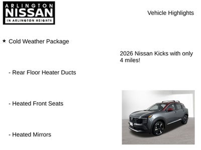 2026 Nissan Kicks SR
