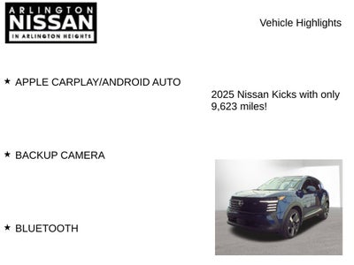 2025 Nissan Kicks SR