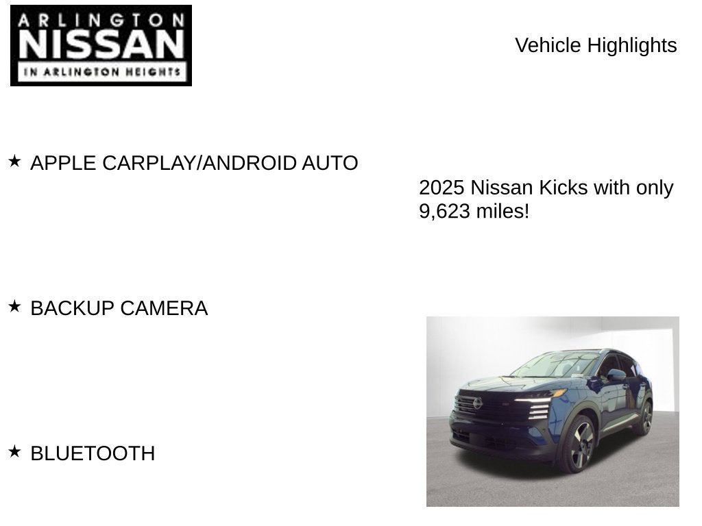 2025 Nissan Kicks SR