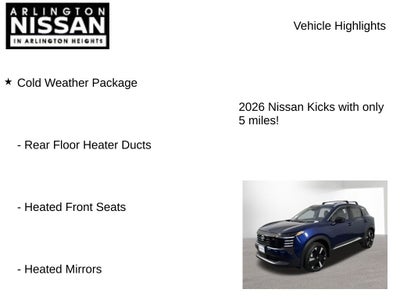2026 Nissan Kicks SR