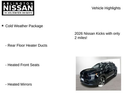 2026 Nissan Kicks SR