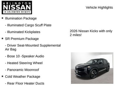 2026 Nissan Kicks SR