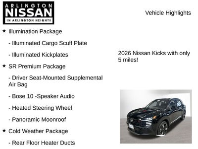 2026 Nissan Kicks SR