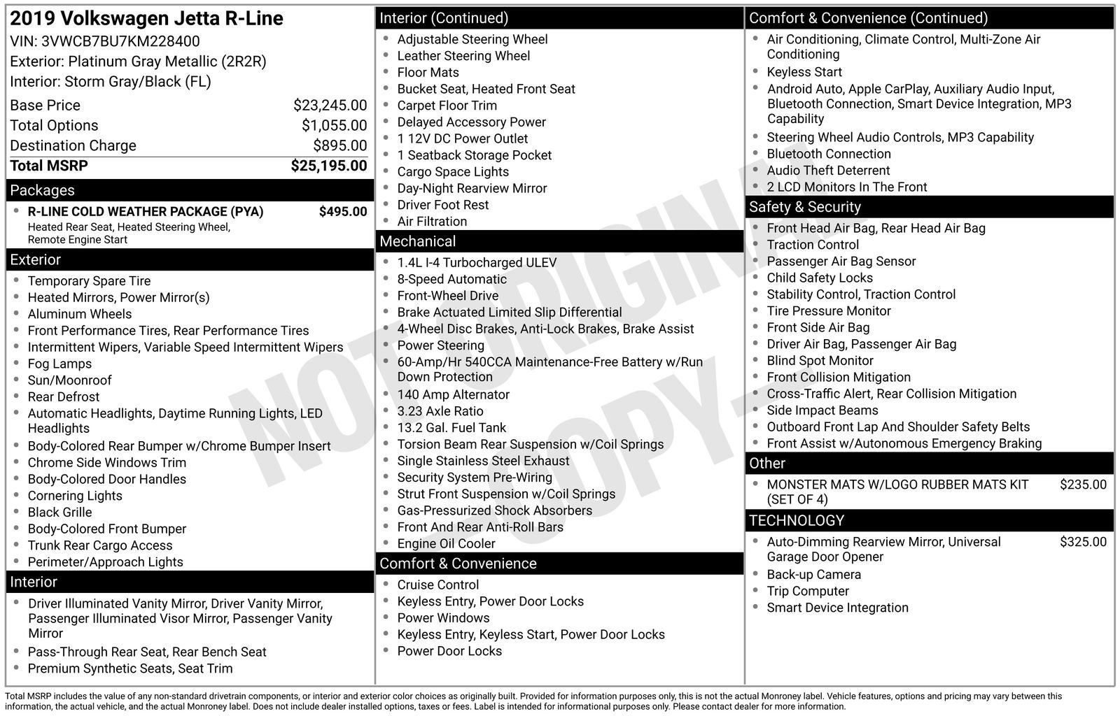 2019 Volkswagen Jetta R-Line