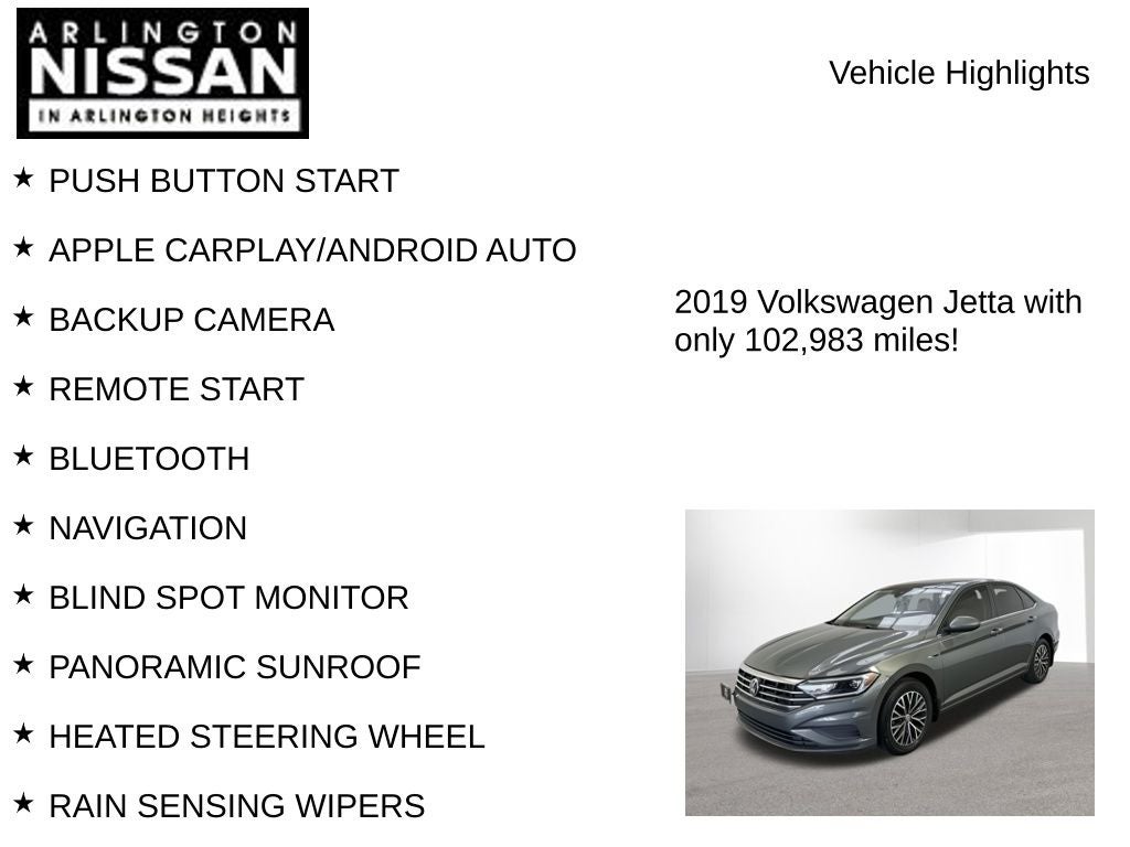 2019 Volkswagen Jetta SEL