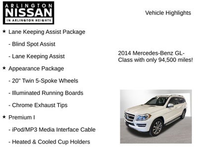 2014 Mercedes-Benz GL-Class GL 450 4MATIC®