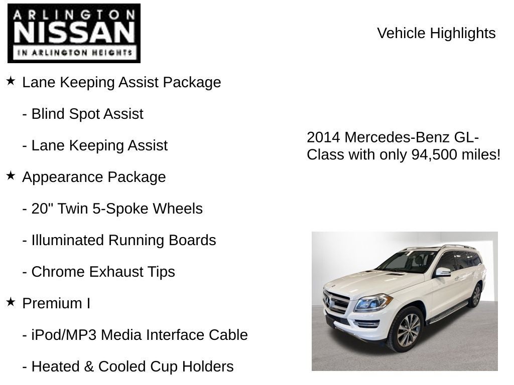 2014 Mercedes-Benz GL-Class GL 450 4MATIC®