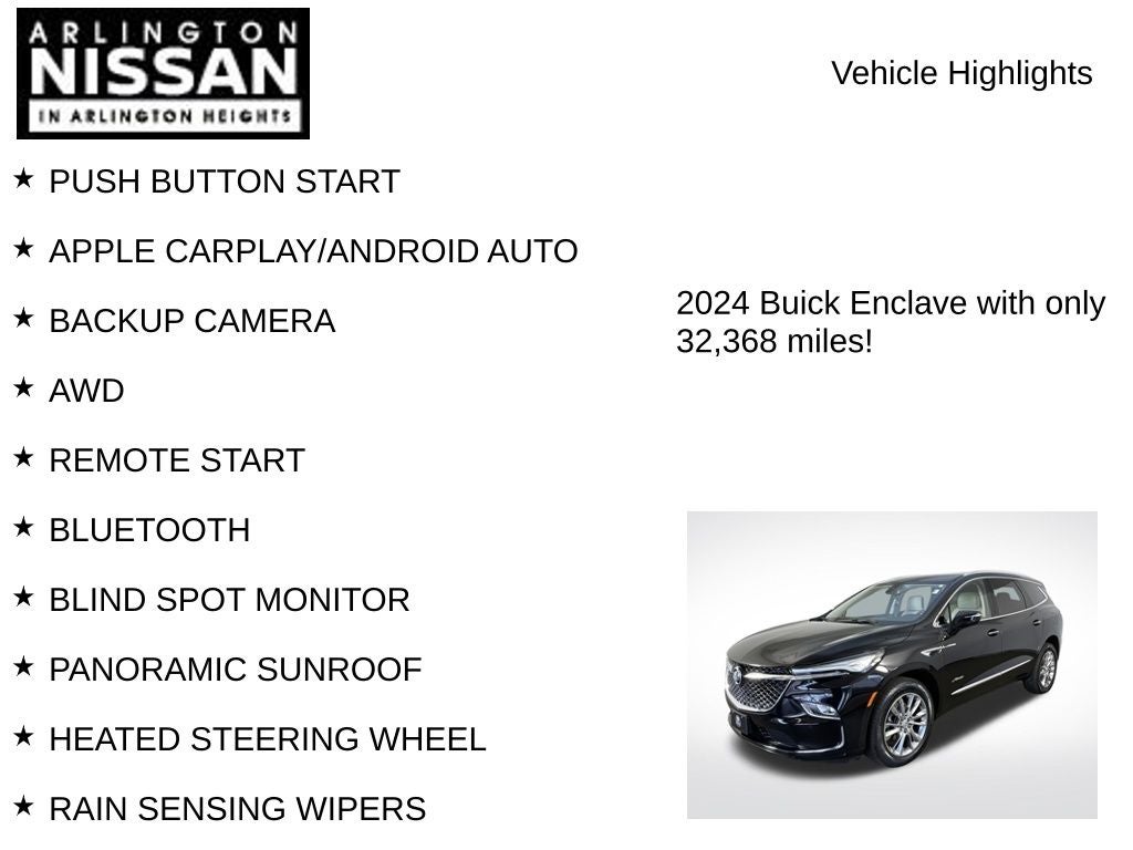 2024 Buick Enclave Avenir
