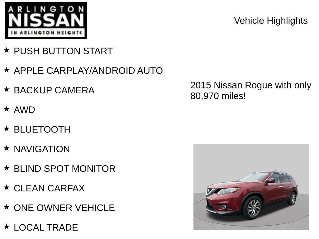 2015 Nissan Rogue SL