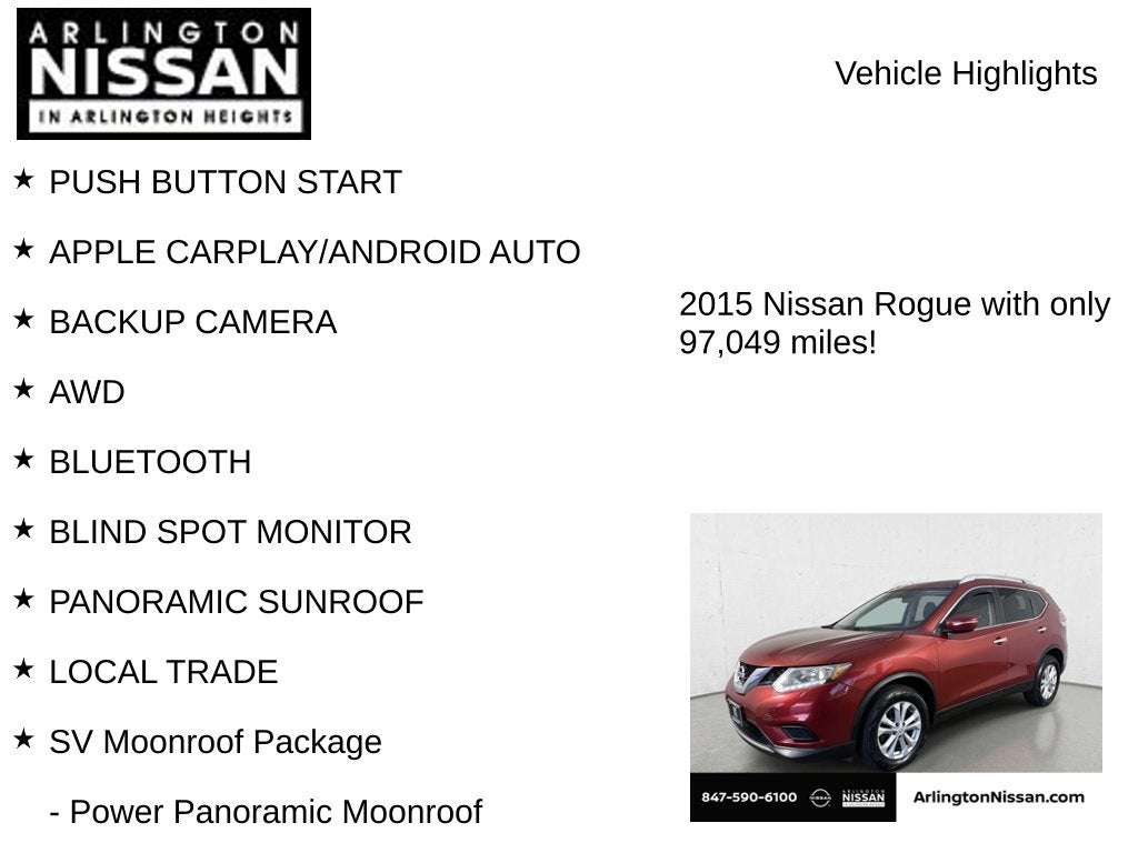 2015 Nissan Rogue SV
