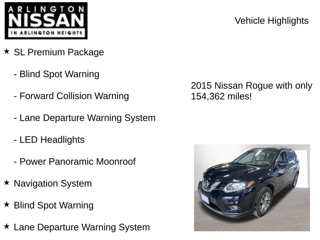 2015 Nissan Rogue SL