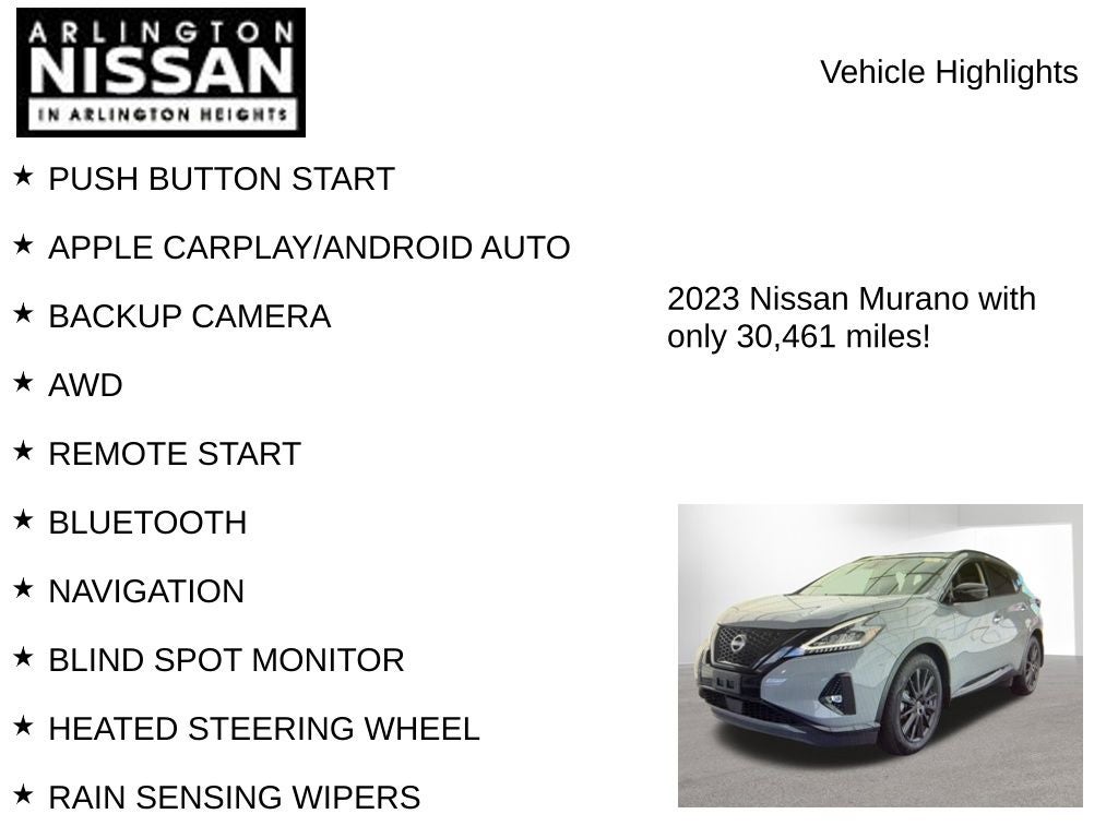 2023 Nissan Murano SV
