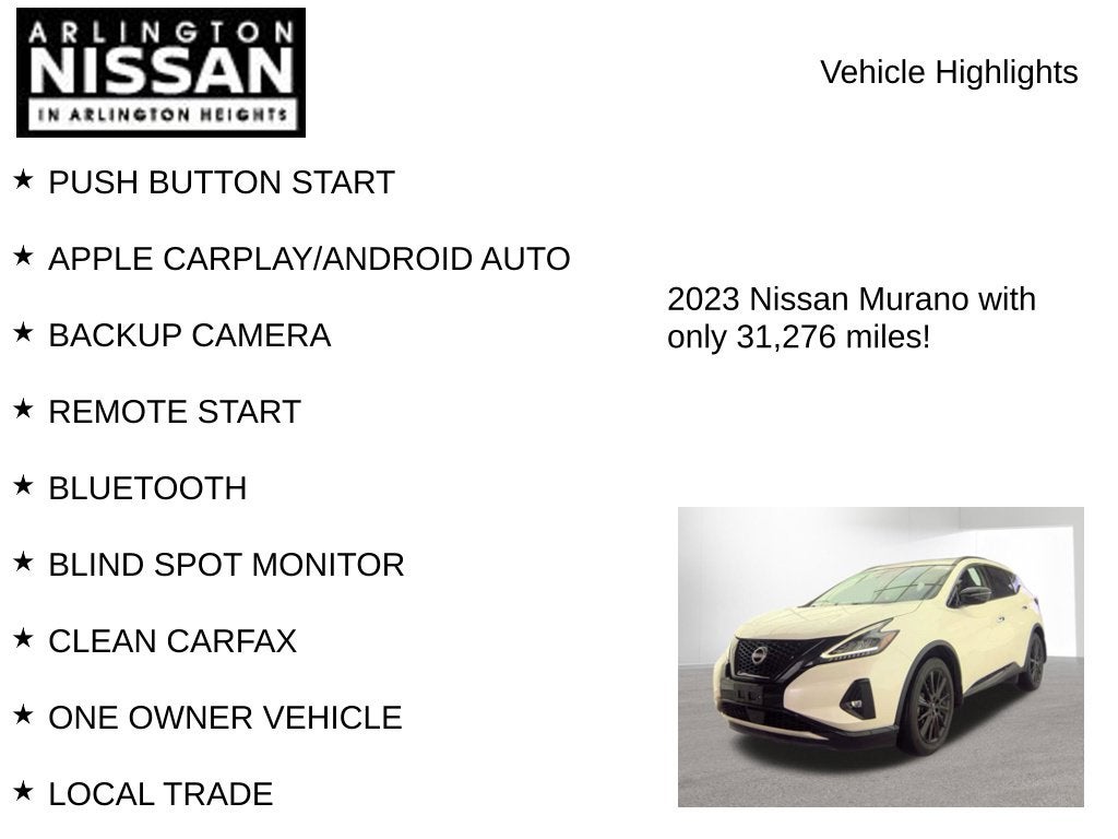 2023 Nissan Murano SV