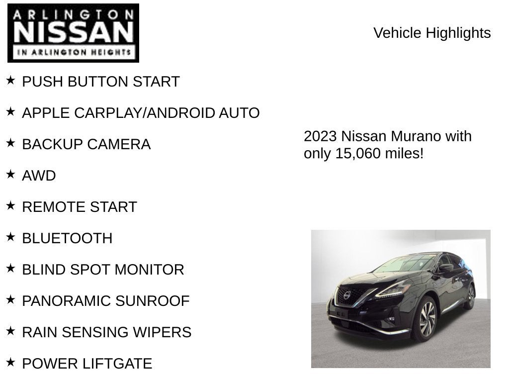 2023 Nissan Murano SL