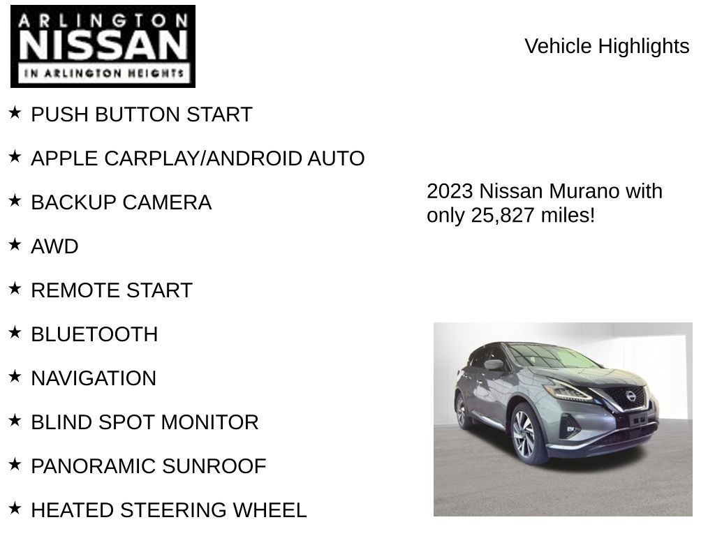 2023 Nissan Murano SL