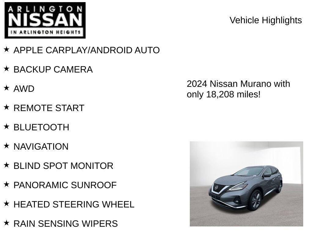 2024 Nissan Murano Platinum