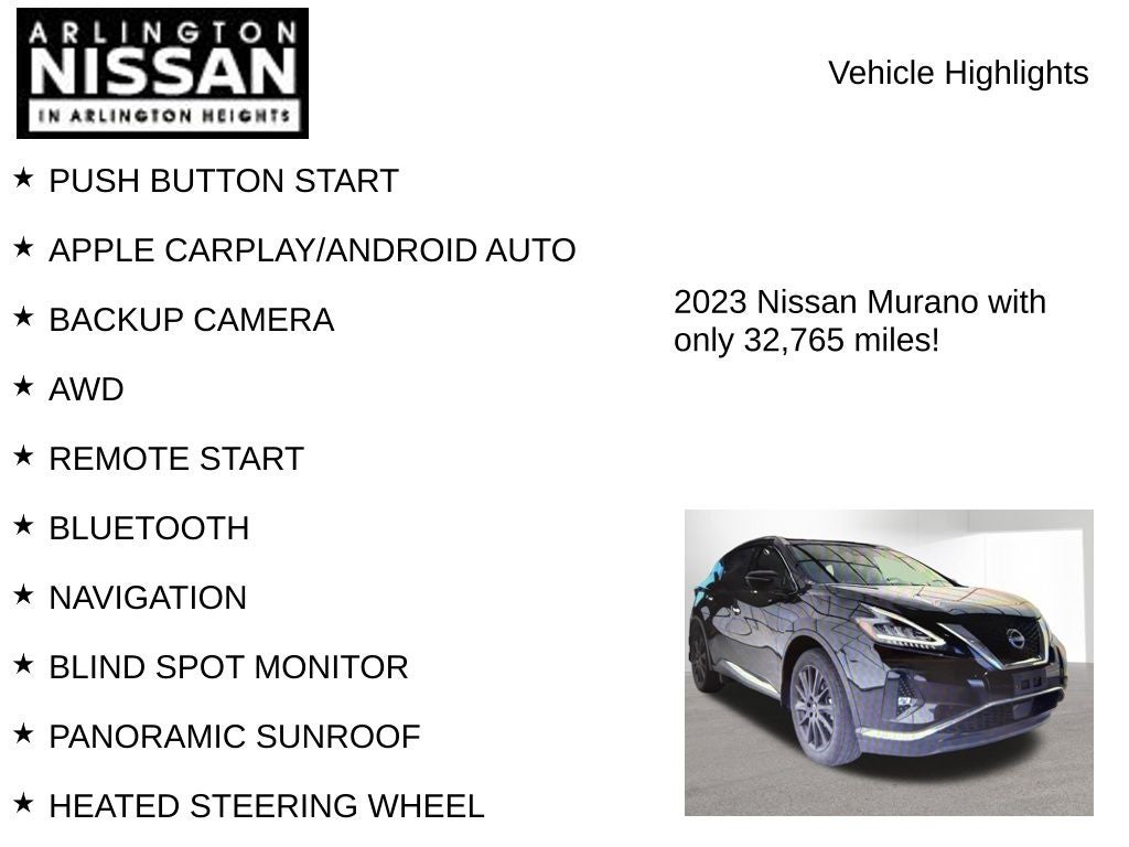 2023 Nissan Murano Platinum
