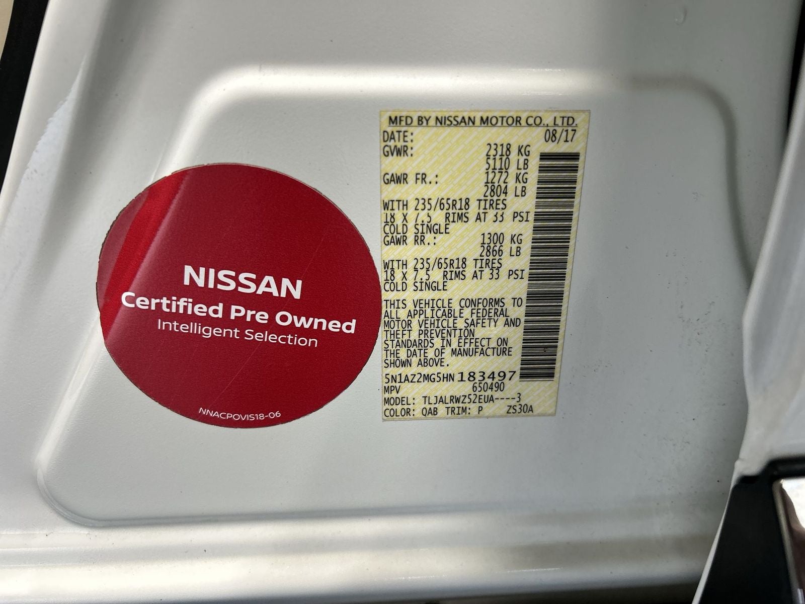 2017 Nissan Murano SL