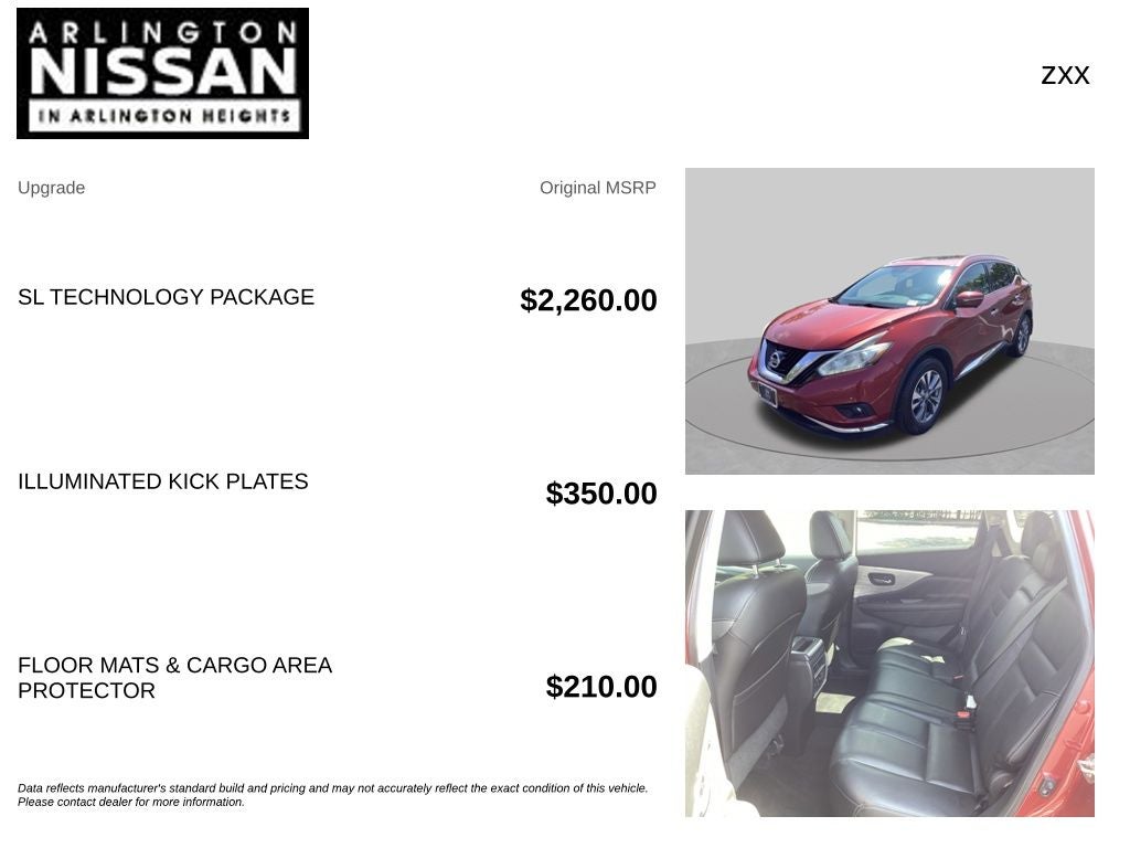 2015 Nissan Murano SL
