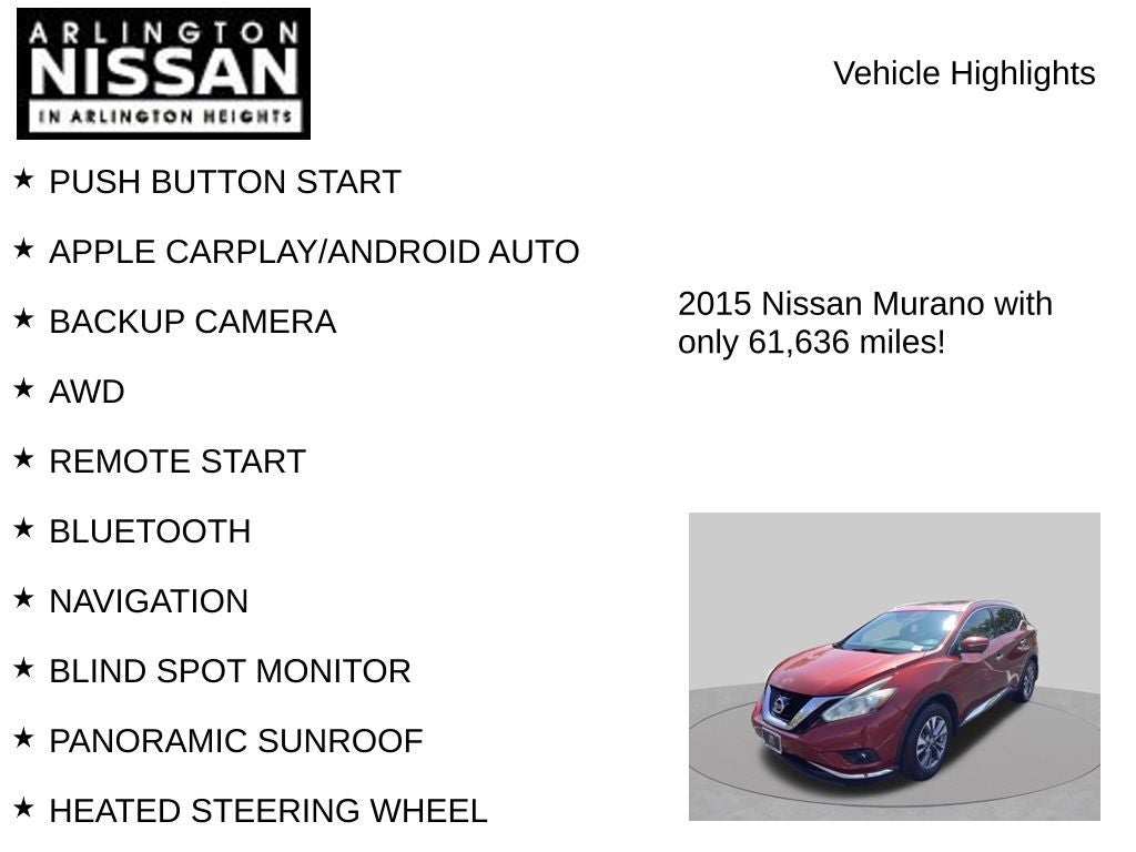 2015 Nissan Murano SL