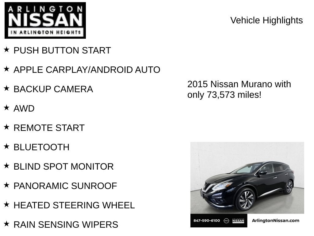 2015 Nissan Murano Platinum