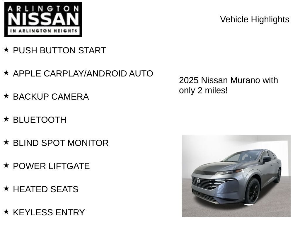 2025 Nissan Murano SV